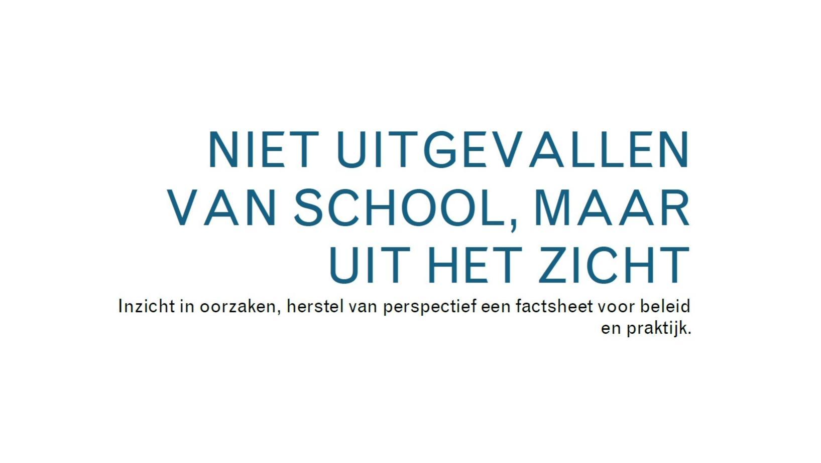 Nicht die Schule abgebrochen, aber aus dem Blickfeld verschwunden