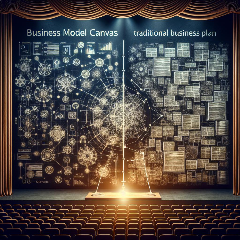 Business Model Canvas frente a los planes de negocio tradicionales: una comparación