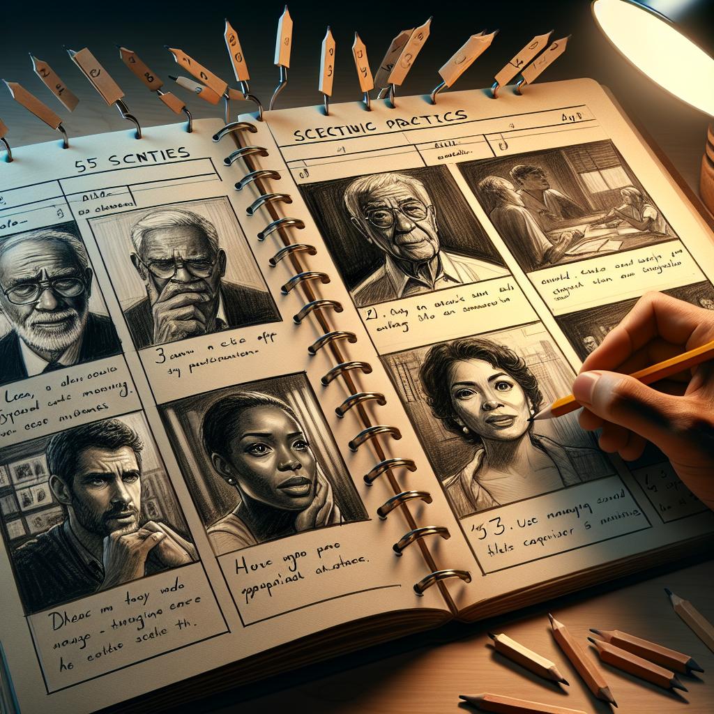 أفضل الممارسات لإنشاء اللوحات القصصية